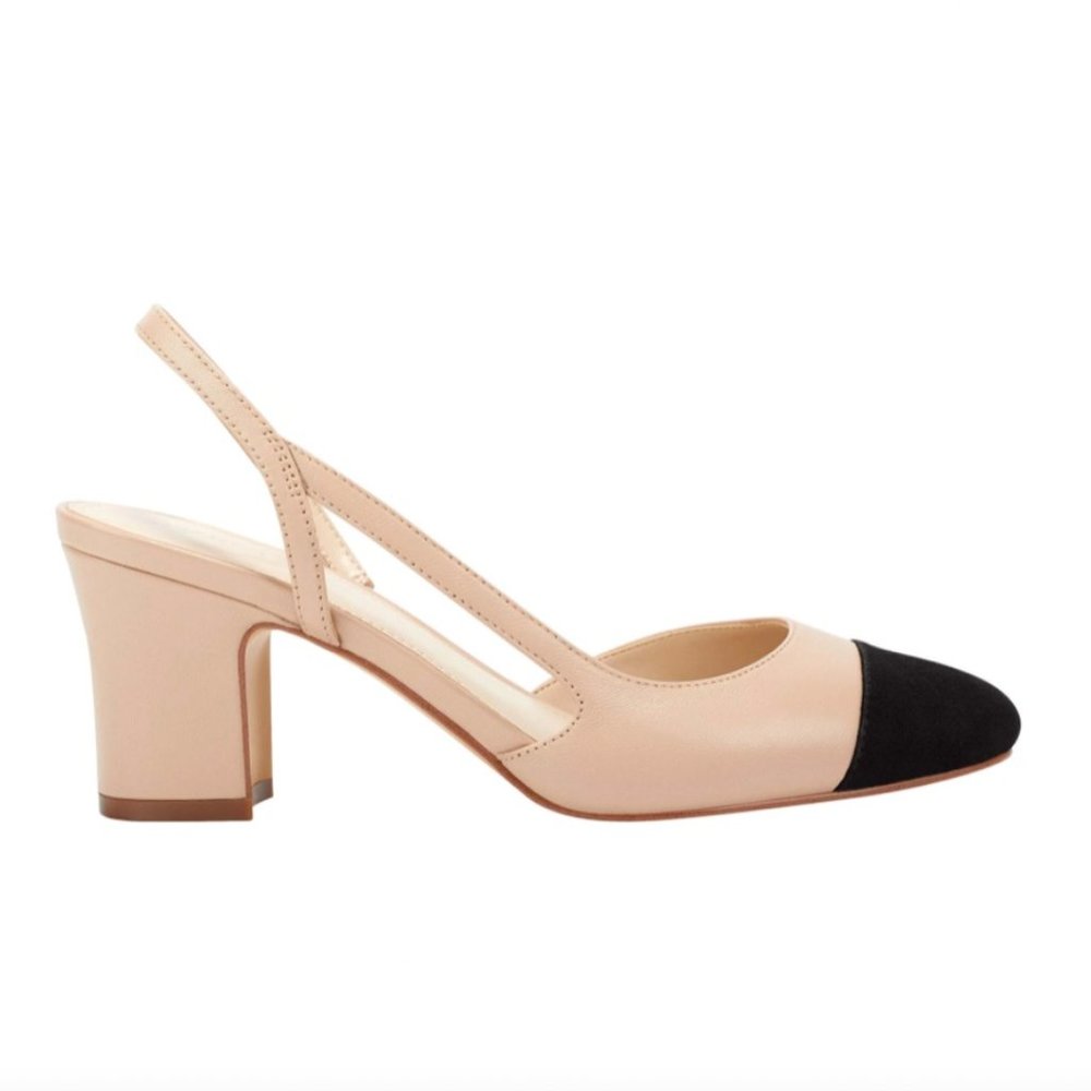 Marc Fisher Laynie Slingback Block Heel Pumps BNIB - Picture 3 of 14